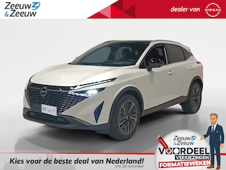 Nissan Qashqai 1.5 ePower Tekna |205pk|tot wel 1200km actieradius|Navigatie|Pro-pilot|Camera 360vieuw|parkeersensoren voor en achter|Cold pack|Panoramisch glazendak|Electrisch verstelbare bestuurdersstoel|