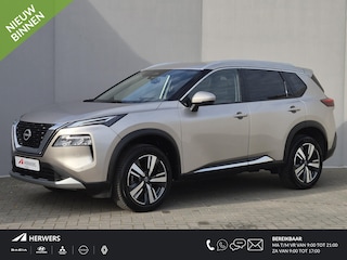 Nissan X-Trail 1.5 MHEV 163pk Tekna Automaat / 2000kg Trekgewicht / Fabrieksgarantie tot 06-2027<100.000km** / Allseason banden / Stuur-, Stoel en Achterbank verwarming / HUD / Rondomzicht camera / Adaptief CC / Apple Carplay Android Auto /