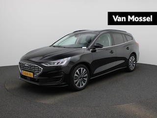 Ford Focus Wagon 1.0 EcoBoost Hybrid Titanium X | Automaat | LMV | Parkeer sensoren | Navigatie | DAB | Camera | Climate control | Cruise control |