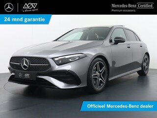 Mercedes-Benz A-klasse 180 Star Edition AMG Line | Panorama - Schuifdak | Trekhaak Wegklapbaar | Multibeam Led | Nightpakket | Sfeerverlichting | 18" Lichtmetalen AMG Velgen