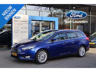 Ford Focus Wagon 1.5 TITANIUM 150PK NAVI TREKHAAK CRUISE P-SENSOREN LM-VELGEN 1500KG-TREKGEWICHT