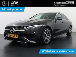 Mercedes-Benz C-klasse 180 AMG Line | Panorama - Schuifdak | Memory Seats | Sfeerverlichting | Keyless Entry | Smartphone Integratie Pakket | 360° Camera | Klasse 3 Alarm