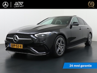 Mercedes-Benz C-klasse 180 AMG Line | Panorama - Schuifdak | Memory Seats | Sfeerverlichting | Keyless Entry | Smartphone Integratie Pakket | 360° Camera | Klasse 3 Alarm