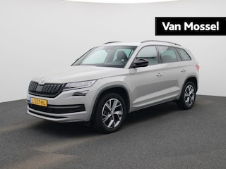 Skoda Kodiaq 1.5 TSI Sportline Business 7-zitter 150 PK | Automaat | Trekhaak | Stoelverwarming | Climate Control | Parkeersensoren | Achteruitrijcamera | Lichtmetalen Velgen | Cruise Control