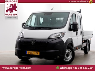 Peugeot Boxer 2.2 BlueHDi 140pk D.C. Open Laadbak Trekhaak 3000kg BPM-Vrij 11-2024