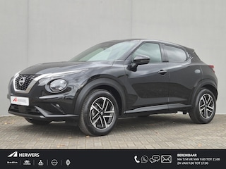 Nissan Juke 1.0 DIG-T N-Connecta / Fabrieksgarantie t/m 12-03-2028 / Cold Pack / Trekgewicht 1250 kg / all-season banden / Apple Carplay Android Auto / Adaptief CC / Stuur-, Stoel en Voorruit verwarming / Achteruitrijcamera / Keyless Entry/Start / Draadloze telefoon lader /