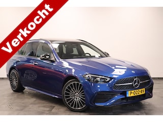 Mercedes-Benz C-klasse Estate 300 e AMG Line Panorama Memorie Stoelen Sfeerverlichting Head up 24 maanden garantie mogelijk (*vraag naar de voorwaarden)