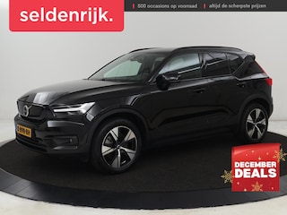 Volvo XC40 Recharge P8 AWD R Design | Trekhaak | Stoel & stuurverwarming | Camera | Carplay | Leder/Alcantara | Adaptive cruise | Keyless | Full LED | 19'' lichtmetalen velgen