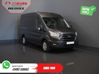 Ford Transit 350 2.0 TDCI 170 pk Aut. L2H2 BPM VRIJ! Carplay/ Navi/ Camera/ Inrichting/ Trekhaak/ PDC/ Cruise/ Airco