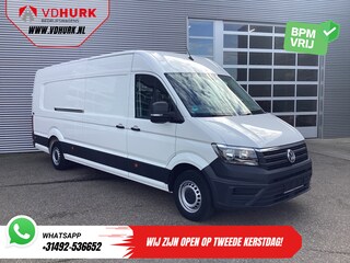 Volkswagen Crafter 35 2.0 TDI 140 pk L5H3 BPM VRIJ! 2x Schuifdeuren/ 270 Gr.Deuren/ Carplay/ Camera/ Airco