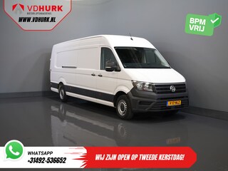 Volkswagen Crafter 35 2.0 TDI 140 pk L5H3 BPM VRIJ! 2x Schuifdeuren/ 270 Gr.Deuren/ Carplay/ Camera/ Airco