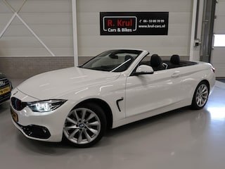 BMW 4-serie Cabrio 420i Sportline Leer Nekverwarming Sportstoelen Zeer nette auto Boekjes aanwezig Harman/Kardon PDC Lage kilometerstand Stuurwiel verwarmd Airco-ecc Cruise control LED Bluetooth Sportline
