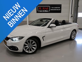BMW 4-serie Cabrio 420i Sportline Leer Nekverwarming Sportstoelen Zeer nette auto Boekjes aanwezig Harman/Kardon PDC Lage kilometerstand Stuurwiel verwarmd Airco-ecc Cruise control LED Bluetooth Sportline