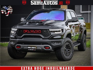 Dodge Ram 1500 TRX 702 PK 6.2 V8 | RED LINE | HELLCAT | RODE STIKSELS | BOM VOL | 4x4 Crew Cab | DUBBELE CABINE DC | 5 PERSOONS | DIAMOND BLACK PEARL | EERSTE EIGENAAR | TOP STAAT |