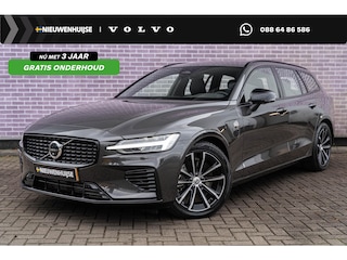 Volvo V60 2.0 T6 Plug-in hybrid AWD Plus Dark | Harman Kardon Audio | Trekhaak | Stoel- / Stuurverwarming Voor + Achter | 360 Camera | Adaptive Cruise | Long Range | Google | Carplay | Dodehoekdetectie
