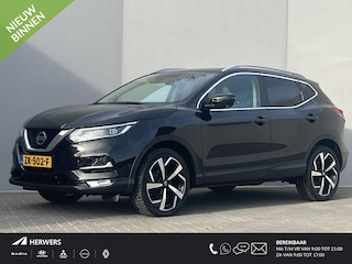 Nissan Qashqai 1.3 DIG-T Tekna / Trekhaak (Trekgewicht 1.300kg) / Panoramadak / Cruise- en Climate Control / Apple Carplay & Android Auto / Keyless Entry & Start / Navigatie full map / Voorruit- en Stoelverwarming / Elektrisch Verstelbare Bestuurdersstoel / 360° Camera / Lederen Bekleding