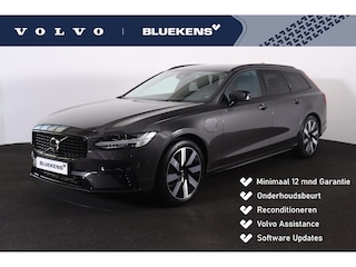 Volvo V90 T6 Recharge AWD Plus Dark - IntelliSafe Assist & Surround - 360º Camera - Harman/Kardon audio - Adaptieve LED koplampen - Verwarmde voorstoelen, stuur & achterbank - Parkeersensoren voor & achter - Elektr. bedienb. voorstoelen met geheugen - Extra getint glas - Elektr. inklapbare trekhaak - 19' LMV