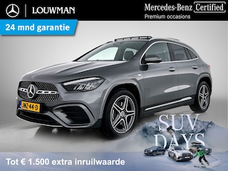 Mercedes-Benz GLA 250 e AMG Plug-In Hybride AMG Line | Panorama Schuif-Kanteldak | Sfeerverlichting | Dosehoek Assist | Stuur en Stoelverwarming. Inclusief 24 maanden MB Certified garantie voor Europa.