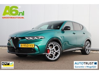 Alfa Romeo Tonale 1.5T Hybrid Edizione Speciale Verde Montreal Automaat Leder Sportstoelen Stoelverwarming Koeling Harman Kardon 19 inch LMV Navigatie Carplay Achteruitrijcamera