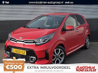 Kia Picanto 1.0 DPi GT-Line Lederen bekleding, Navigatie, Parkeersensoren, privacy glass, Smart Key, Cruise control, climate control