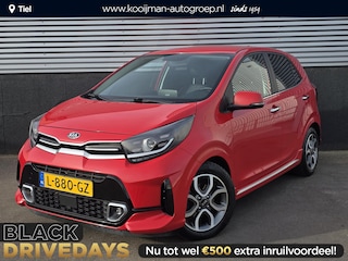 Kia Picanto 1.0 DPi GT-Line Lederen bekleding, Navigatie, Parkeersensoren, privacy glass, Smart Key, Cruise control, climate control