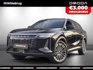 Omoda 9 Premium Plug-In Hybride Automaat met 1100 km Range, Lederen bekleding, Elektrsiche stoelverstelling voor en achter Nu te bestellen en proef te rijden!