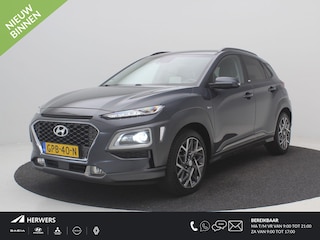 Hyundai Kona 1.6 GDI HEV Fashion Sky / Trekhaak / Navigatie / HUD Display / Halfleer / Cruise Control / 18" LMV / Dealer onderhouden / Historie aanwezig /