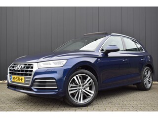 Audi Q5 2.0 TFSi 252pk Automaat Quattro S-Line LED | Panoramadak | Virtual | 2x S-Line | Leder/Alcantara | Luchtvering | Dealer Onderhouden!!