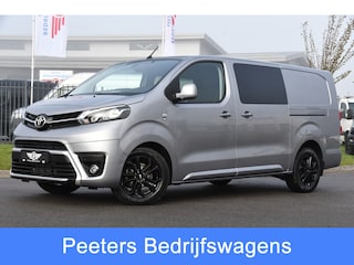 Toyota Proace 2.0 L3H1 DC PB Edition 360 Camera, Cruise, Carplay, Stoelverwarming, 2 x Schuifdeur, Trekhaak, 145pk, Sensoren, Uniek!