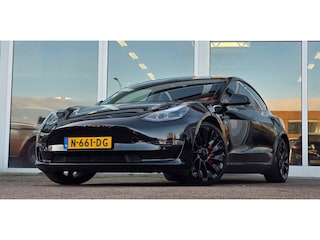 Tesla Model 3 Performance AWD 75 kWh Warmtepomp Premium Audio Mooi!
