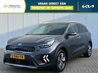 Kia Niro 1.6 GDi Hybrid 141pk DCT6 DynamicPlusLine | Adaptive Cruise | Camera | Navigatie | Carplay | Stoel- en Stuurverwarming | Leder |