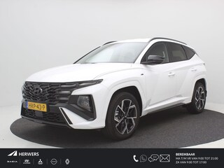 Hyundai Tucson 1.6 T-GDI PHEV N Line Edition / Navigatie / Leer-Alcantara bekleding met rode stiksel / 19" LMV / Stoelverwarming voor / LED verlichting /