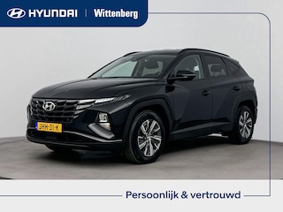 Hyundai Tucson 1.6 T-GDI MHEV COMFORT | NAVI via APPLE CARPLAY & ANDROID AUTO | TREKGEWICHT 1650 KG | CLIMA | CRUISE | CAMERA | 17'' LM VELGEN | STOEL- & STUURVERWARMING | PRIVACY GLASS | FABRIEKSGARANTIE GELDIG T/M 5-2027! |