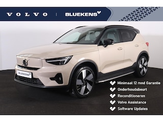 Volvo EX40 Performance Ultra 82 kWh - Panorama/schuifdak - IntelliSafe Assist & Surround - 360º Camera - Harman/Kardon audio - Verwarmde voorstoelen, stuur & achterbank - Parkeersensoren voor & achter - Elektr. bedienb. voorstoelen met geheugen links - Wollen bekleding - Draadloze tel. lader - Warmtepomp - Extra getint glas - Elektr. inklapbare trekhaak - 20' LMV