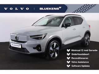 Volvo XC40 Extended Range Plus 82 kWh - IntelliSafe Assist & Surround - 360º Camera - Harman/Kardon audio - Verwarmde voorstoelen, stuur & achterbank - Parkeersensoren voor & achter - Elektr. bedienb. bestuurdersstoel met geheugen - Wollen bekleding - Draadloze tel. lader - Warmtepomp - Extra getint glas - Elektr. inklapbare trekhaak - 19' LMV