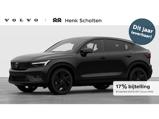 Volvo EC40 Twin Motor Ultra Black Edition 82 kWh | Adaptive Cruise & Pilot Assist | Panoramisch Schuif/-kanteldak | Harman/Kardon Premium Audio | 360-Camera | Stoel + Stuurwiel verwarming | Elektrische Achterklep | Google Services | Keyless Entry & Start |
