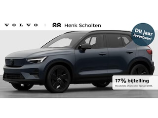 Volvo EX40 Single Motor Extended Range Ultra Black Ed. 82 kWh | Adaptive Cruise & Pilot Assist | Panoramisch Schuif/-kanteldak | Harman/Kardon Premium Audio | 360-Camera | Stoel + Stuurwiel verwarming | Elektrische Achterklep | Google Services | Keyless Entry & Start | Extra getint glas
