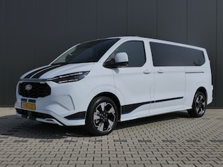 Ford Transit Custom 320 2.5 PHEV L2H1 Sport DC | 1-fase laadkabel mode 3 16A, 10 meter (PHEV) | 19 inch lichtmetalen velgen Sport (Matte Black) | 8-weg verstelbare & verwarmbare passagiersstoel (Sport GB)