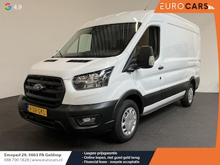 Ford Transit 130pk L2H2 Trend Automaat Airco Navigatie Cruise Control Trekhaak Camera 360 Parkeersensoren Carplay