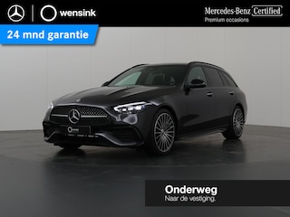 Mercedes-Benz C-klasse Estate 180 Business Solution AMG | Panoramadak | 19-Inch | Trekhaak | Digital Light | Night pakket | Memory pakket | Stoelverwarming