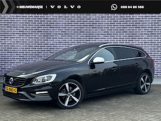 Volvo V60 2.0 T4 Business Sport | Trekhaak | Keyless | Standkachel | Leer | Parkeercamera | Schuifdak | Stoelverwarming | Volvo on Call | Dealeronderhouden |