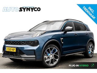 Lynk & Co 01 1.5 Plug-in Hybrid 262 Pk I Modeljaar 2023 I Stuurverwarming I Panoramadak I 75 km Elektrisch I 360 Camera I Infinity Audio I Full Map Navi I Carplay I Afn.Trekhaak I 20 inch. LMV l 1e eigenaar
