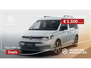 Volkswagen Caddy Kombi 1.5 TSI 150pk DSG eHybrid Style > inruilpremie € 1.500,= beschikbaar < | Navi via Apple Carplay-Android Auto | Adaptieve Cruise Control |