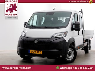 Peugeot Boxer 2.2 BlueHDi 140pk D.C. Open Laadbak Trekhaak 3000kg BPM-Vrij 11-2024