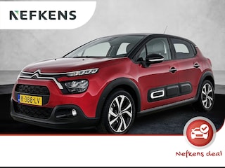Citroën C3 Shine 83pk | Zeer lage kilometerstand! | Navigatie | Achteruitrijcamera | Climate Control | Cruise Control | Parkeersensoren v+a | Keyless | Dodehoeksensor | Stoelverwarming | Apple Carplay / Android Auto | Bluetooth | Elektrisch inklapbare spiegels | Automatisch dimlicht | Regensensor | Donker getint glas | 17" lichtmetalen velgen |