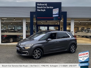 Citroën C4 Picasso 1.6 BlueHDI Shine / Automaat / NL-Auto / 1e-Eigenaar / Dealer-Onderhouden / Massage-Stoelen / Adaptieve Cruise-Control / Climate-Control / Trekhaak / 360°-Camera / Apple-Carplay & Android-Auto / Keyless / Elektr.-Achterklep / Armsteun-Voor / DAB Radio-Bluetooth / Navi / PDC V+A / 17'' LMV / All-Season / ENZ.