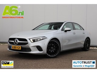 Mercedes-Benz A-klasse 200 Business Solution Automaat Half Leder Full LED Sportstoelen Widescreen Carplay Android Navigatie Achteruitrijcamera Clima Cruise 19 inch AMG Look Velgen Nieuwe Banden! Stoelverwarming