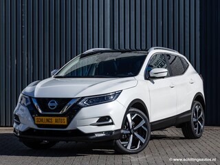 Nissan Qashqai 1.3 DIG-T TEKNA ,Panoramadak automaat Leer Apple-car-play 55.000km 360-Camera