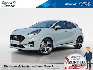 Ford Puma 1.0 EcoBoost Hybrid ST-Line Automaat | 6500,- Ford Voordeel | 0,99% rente icm Ford Options | Winterpack | Comfort Pack | Climate Control | El. Achterklep | Camera | Apple Carplay&Andorid Auto | 17" Lichtmetaal | Navigatie | Nieuw te bestellen |