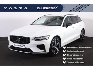 Volvo V60 T6 Recharge AWD Plus Dark - IntelliSafe Assist & Surround - 360º Camera - Harman/Kardon audio - Adaptieve LED koplampen - Verwarmde voorstoelen, stuur & achterbank - Parkeersensoren voor & achter - Elektr. bedienb. voorstoelen met geheugen - Extra getint glas - 19' LMV